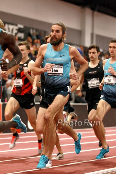 Will Leer in Men's Mile