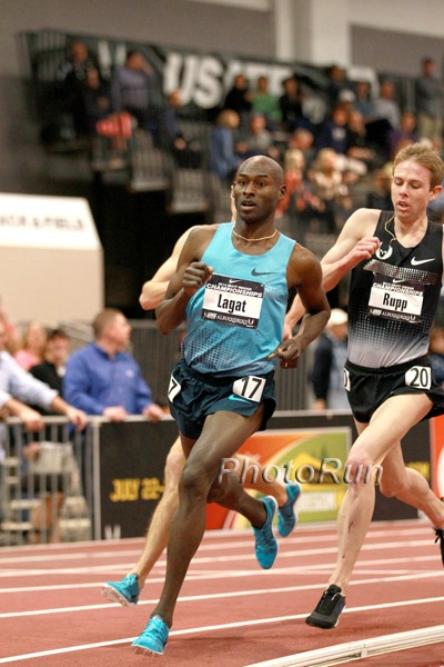 Lagat Takes the Lead