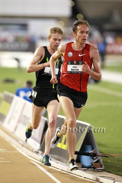 Chris Derrick Leads Galen Rupp