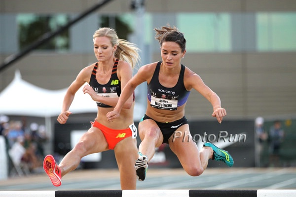 Ashley Higginson and Emma Coburn