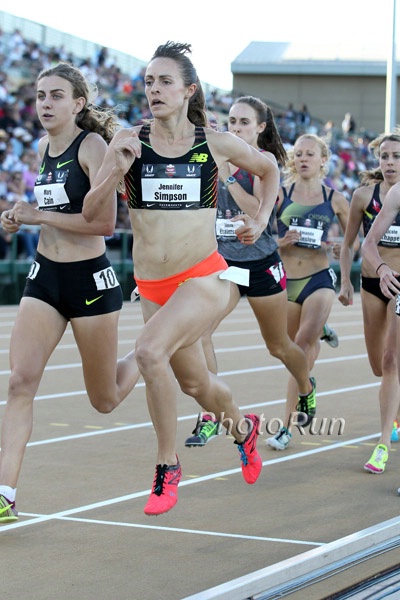 Mary Cain Battles Jenny Simpson