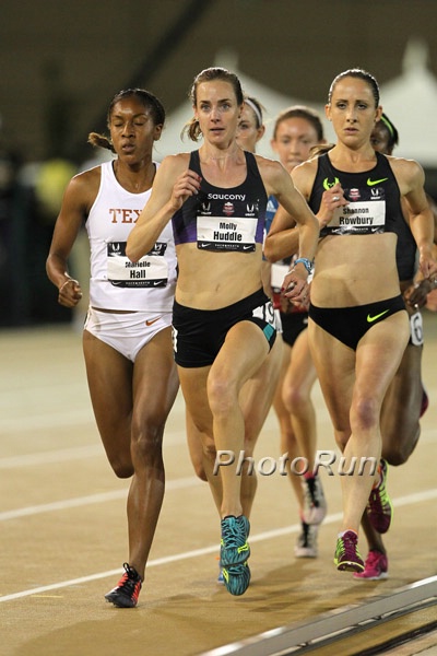 Molly hUddle Ahead of Hall and Rowbury