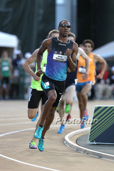 800m Semis and Duane Solomon