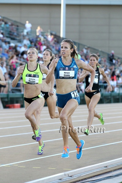 Women's 1500 Semis: Morgan Uceny in Heat #1