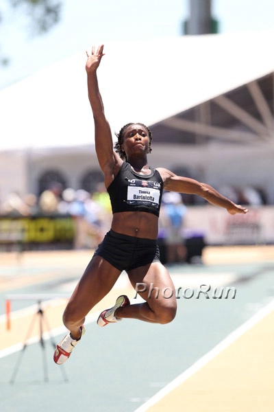 Women's Long Jump Final: Tianna Bartoletta 2nd After Winning 100