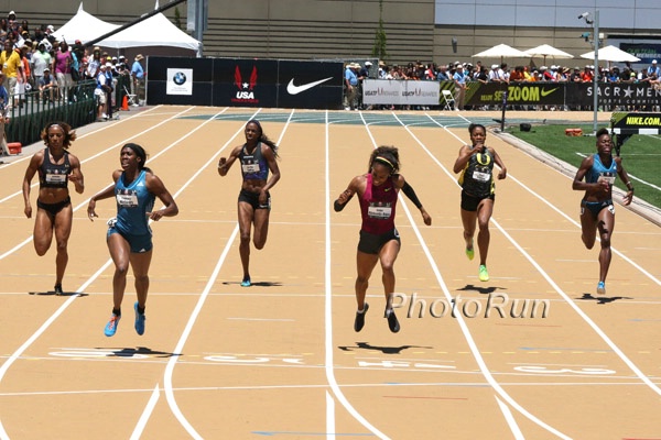 World Leaders Francena McCorory 49.48, Sanya Richards Ross 49.66