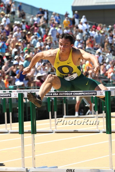 Devon Allen 2014 USATF 110m Hurdle Champion