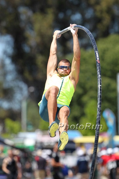 Mark Hollis 2nd in Pole Vault