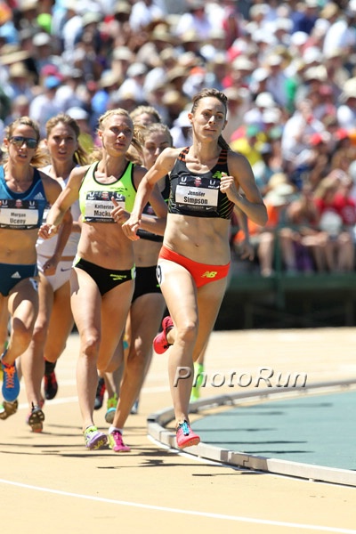 Jenny Simpson Leads Katie Mackey
