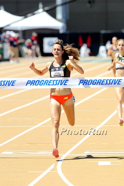 Jenny Simpson 2014 USATF 1500m Champion