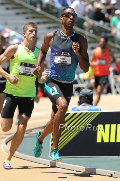 Duane Solomon Leads Cas Loxsom