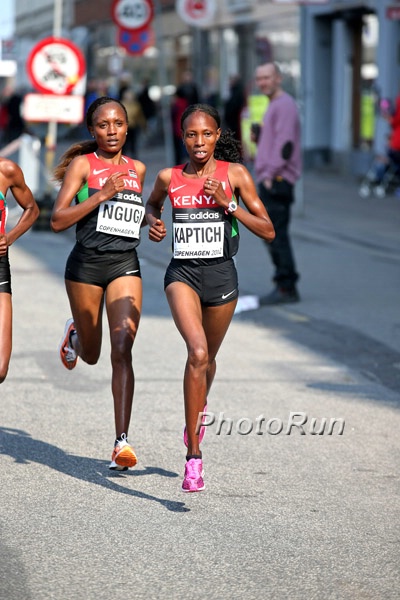 Mary Wacera Ngugi and Selly Chepyego Kaptich