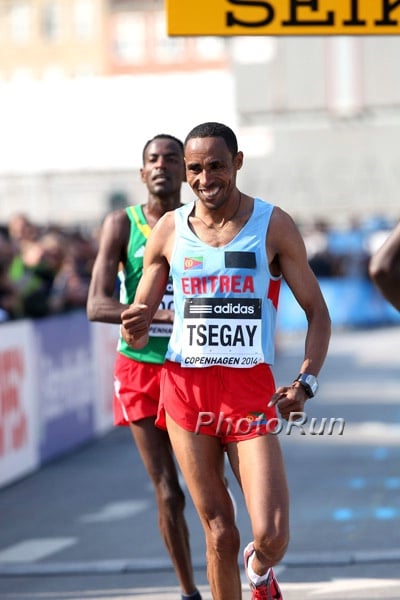 Samuel Tsegay of Eritrea 2nd