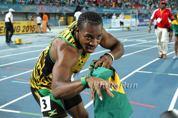 Yohan Blake After 4x200 WR