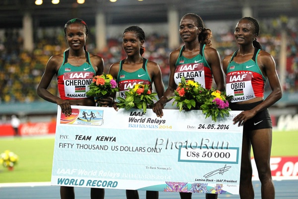 Kenyan Women Get their WR Bonus