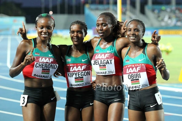 Your New 4x1500 World Record Holders from Kenya