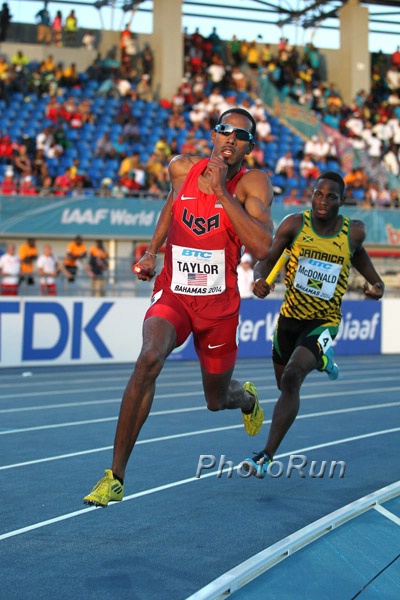 Christian Taylor Anchored 4x400 Q
