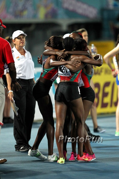 Team Kenya Celebrates Gold
