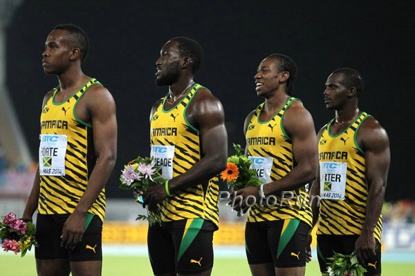 Jamaica 4x100 Gold