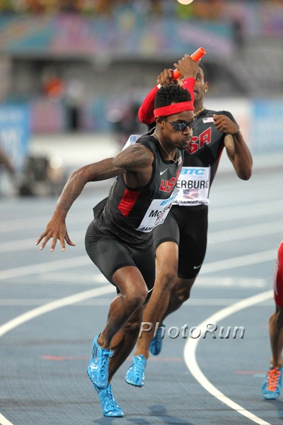 David Verburg and Tony McQuay 4x400