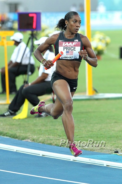 4x800: Chanelle Price Leadoff Leg