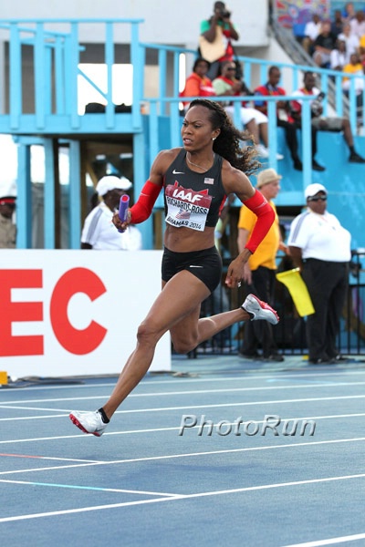 4x400: Sanya Richards Ross Got Passed On Her Leg
