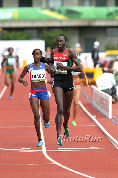 Margaret Wamui in 800