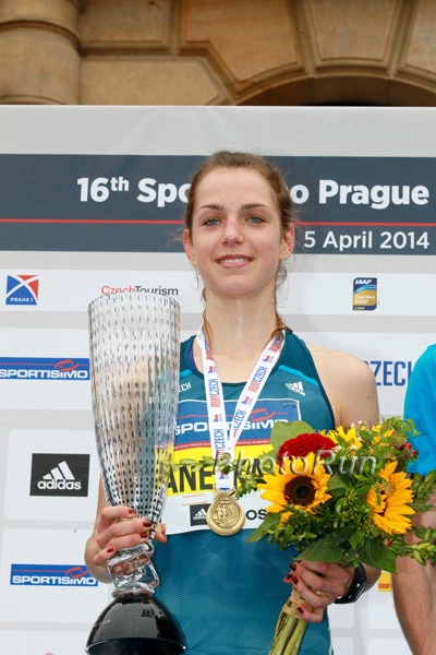 Anezka Drahotova @ 
Prague Half marathon Set a World Junior 10k Race walk record here