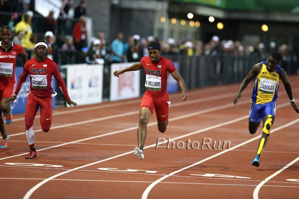 Men's 100m: Kendall Williams Gold