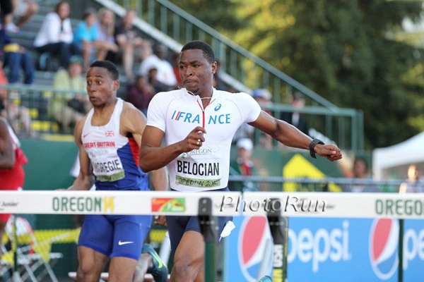 Wilhelm Belocian in 110m Hurdles