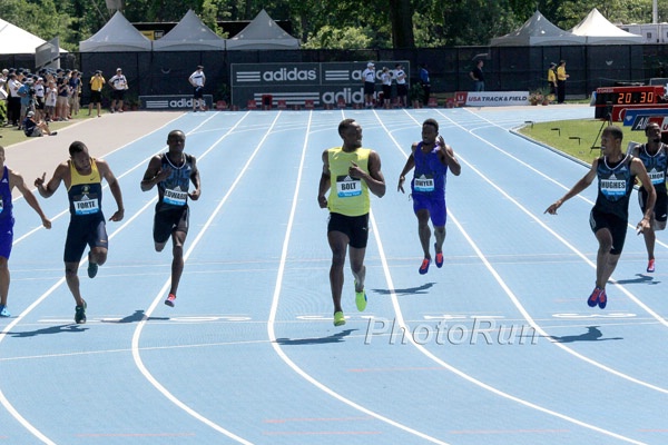 Usain Bolt Won the 200 Barely