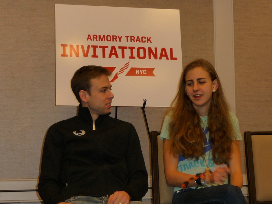 Galen Rupp and Mary Cain