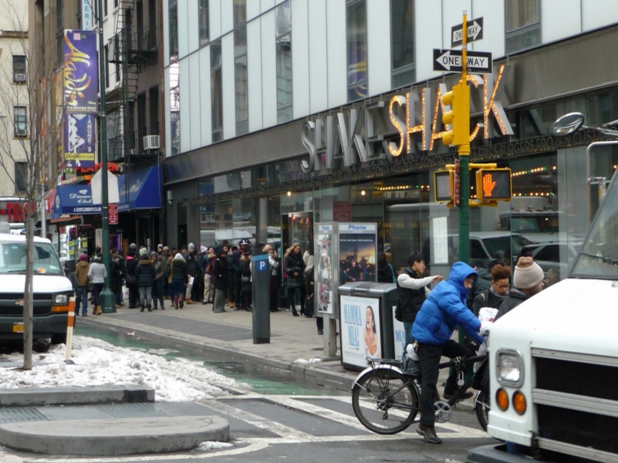 Shake Shack a little more popular than the press conference