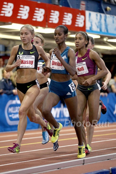 Jordan Hasay Leads