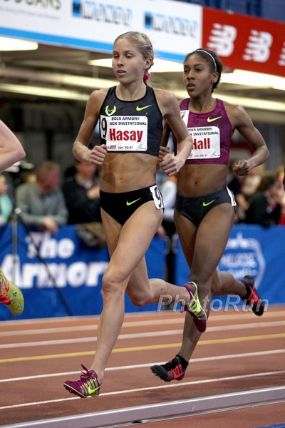 Jordan Hasay and Marielle Hall
