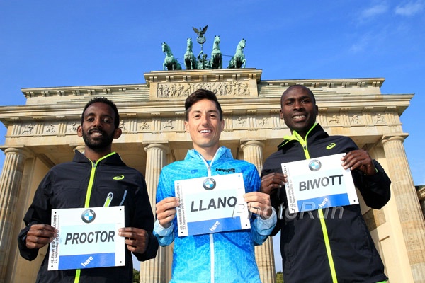 Americans Gabr Proctor, Matt Llano, Shadrack Biwott