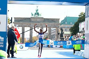 Gladys Cherono 2015 Berlin Marathon Champion