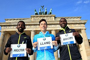 Americans Gabr Proctor, Matt Llano, Shadrack Biwott
