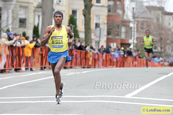 Lelisa Desisa On His Way to Boston Victory #2