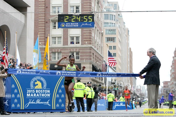 Caroline Rotich Wins Boston Marathon 2015