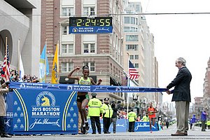 Caroline Rotich Wins Boston Marathon 2015