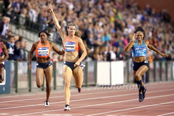 Dafne Schippers Over Allsyon Felix