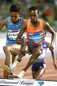 Virginia Nyambura in Women's Steeple