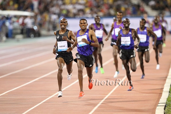 Hagos Gebrhiwet Takes Down Mo Farah