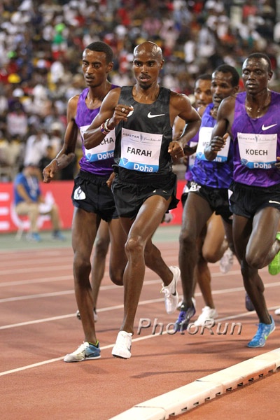 Mo Farah in 3000m