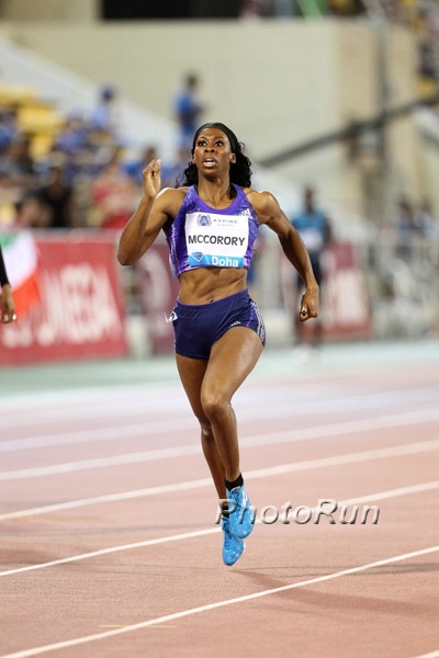 Francena McCorory Won the 400 in 50.29