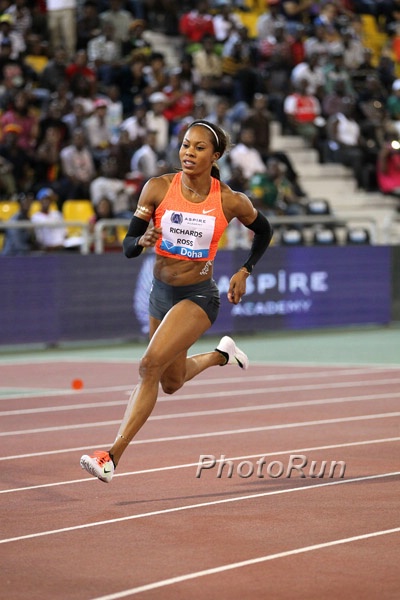 Sanya Richards Ross 50.79 for 2nd