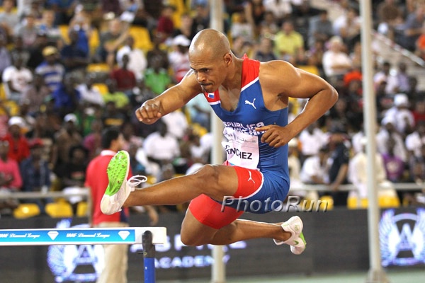 Felix Sanchez Was Last in Hurdles