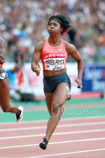 Shelly Ann Fraser Pryce in 100