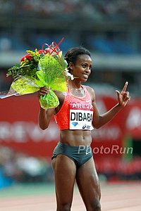 14:15.41 for Dibaba